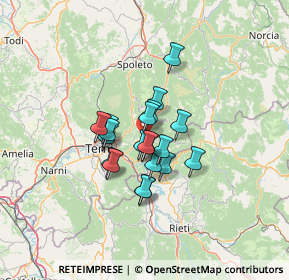 Mappa Arrone, 05031 Arrone TR, Italia (8.9905)