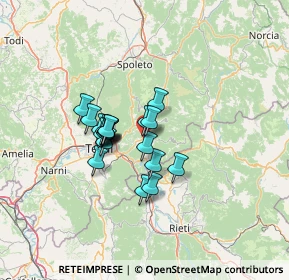 Mappa Arrone, 05031 Arrone TR, Italia (9.7215)