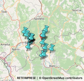 Mappa 05031 Arrone TR, Italia (9.677)
