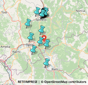 Mappa 05031 Arrone TR, Italia (15.55)