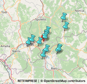 Mappa 05031 Arrone TR, Italia (10.19583)