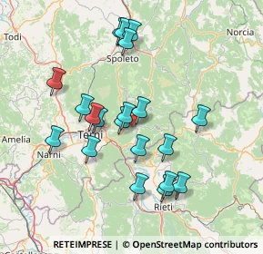 Mappa 05031 Arrone TR, Italia (14.6195)
