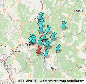 Mappa 05031 Arrone TR, Italia (9.46842)