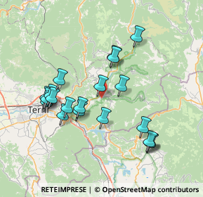 Mappa 05031 Arrone TR, Italia (7.497)