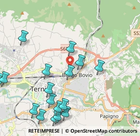 Mappa Via Carnano, 05100 Terni TR, Italia (2.63235)