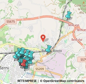 Mappa Via Carnano, 05100 Terni TR, Italia (1.405)