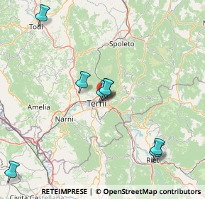 Mappa Via Carnano, 05100 Terni TR, Italia (25.40818)