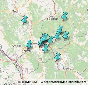 Mappa Via Carnano, 05100 Terni TR, Italia (9.97688)