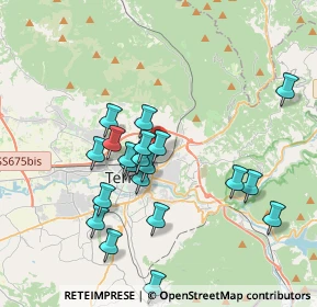 Mappa Via Carnano, 05100 Terni TR, Italia (3.6995)