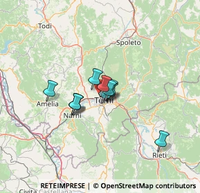Mappa Via Ponte le Cave, 05100 Terni TR, Italia (8.25909)