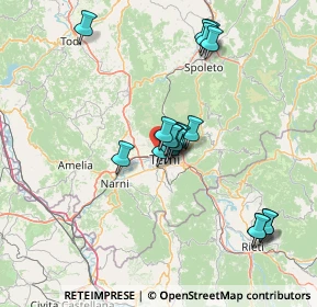 Mappa Via Ponte le Cave, 05100 Terni TR, Italia (13.62368)