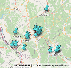 Mappa Via Ponte le Cave, 05100 Terni TR, Italia (13.842)