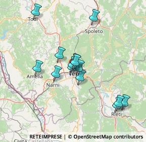 Mappa Via Ponte le Cave, 05100 Terni TR, Italia (12.85786)