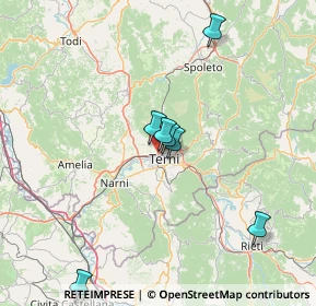 Mappa Via Ponte le Cave, 05100 Terni TR, Italia (23.94182)
