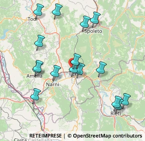 Mappa Via Ponte le Cave, 05100 Terni TR, Italia (17.395)