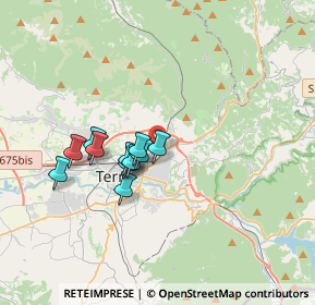 Mappa Via Monte Vettore, 05100 Terni TR, Italia (2.81273)