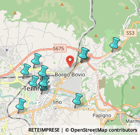 Mappa Via Monte Vettore, 05100 Terni TR, Italia (2.21)