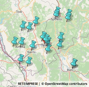 Mappa Via Ottorino Respighi, 05100 Terni TR, Italia (16.063)