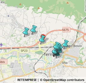 Mappa Via Ottorino Respighi, 05100 Terni TR, Italia (1.63083)
