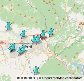 Mappa Via Carnia, 05100 Terni TR, Italia (4.19)