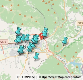 Mappa Via Carnia, 05100 Terni TR, Italia (3.5045)
