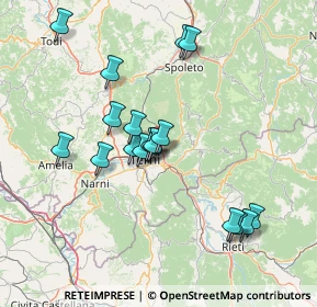 Mappa Via Carnia, 05100 Terni TR, Italia (14.33389)