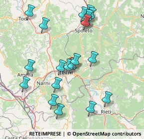 Mappa Via Carnia, 05100 Terni TR, Italia (17.3055)