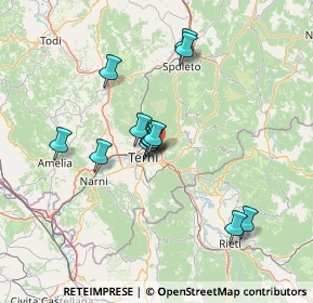 Mappa Via Carnia, 05100 Terni TR, Italia (12.82667)