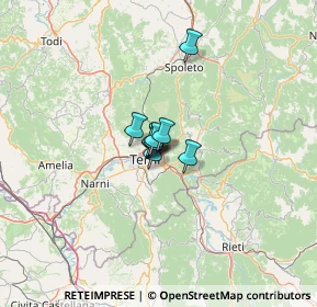 Mappa Via Carnia, 05100 Terni TR, Italia (12.44636)