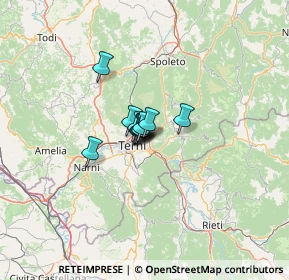 Mappa Via Carnia, 05100 Terni TR, Italia (5.22091)