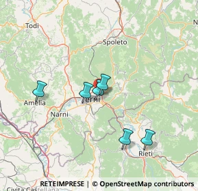Mappa Via Carnia, 05100 Terni TR, Italia (33.03357)