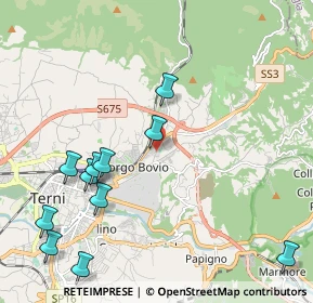 Mappa Via Carnia, 05100 Terni TR, Italia (2.59455)