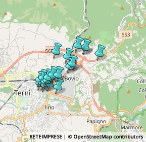 Mappa Via Carnia, 05100 Terni TR, Italia (1.4445)