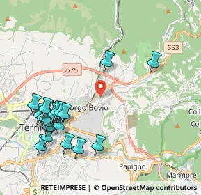 Mappa Via Carnia, 05100 Terni TR, Italia (2.5055)