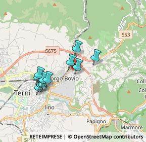 Mappa Via Carnia, 05100 Terni TR, Italia (1.58364)