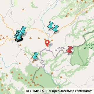 Mappa HHGW+35, 58017 Pitigliano GR, Italia (5.52759)