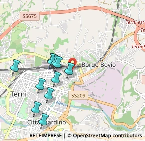 Mappa Via Campania, 05100 Terni TR, Italia (0.99455)