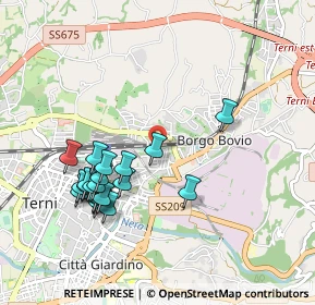 Mappa Via Campania, 05100 Terni TR, Italia (1.004)
