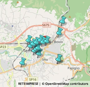 Mappa Via Campania, 05100 Terni TR, Italia (1.4225)