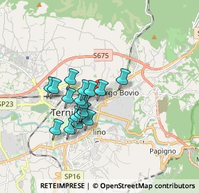 Mappa Via Campania, 05100 Terni TR, Italia (1.42882)
