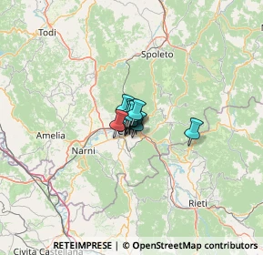 Mappa Via Campania, 05100 Terni TR, Italia (3.38545)