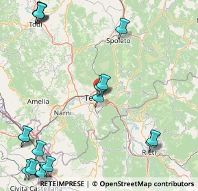 Mappa Via Campania, 05100 Terni TR, Italia (27.007)