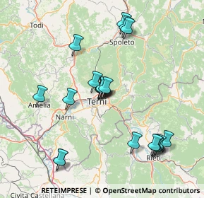 Mappa Via Campania, 05100 Terni TR, Italia (15.854)