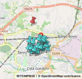 Mappa Piazza Dante Alighieri, 05100 Terni TR, Italia (0.659)