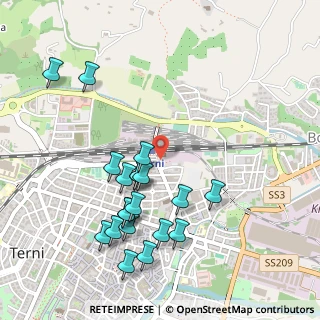 Mappa Piazza Dante Alighieri, 05100 Terni TR, Italia (0.554)