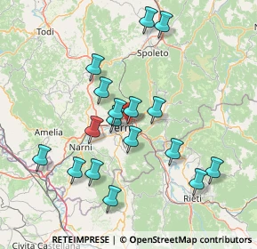 Mappa Via Donatori di Organi, 05100 Terni TR, Italia (15.14588)