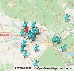 Mappa Via Donatori di Organi, 05100 Terni TR, Italia (3.4855)