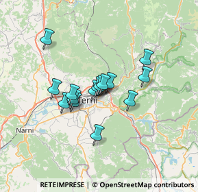 Mappa Via Donatori di Organi, 05100 Terni TR, Italia (5.04067)