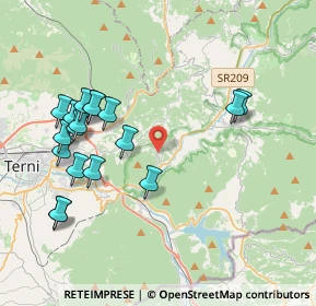 Mappa Via Porta S. Nicolò, 05100 Terni TR, Italia (4.40444)