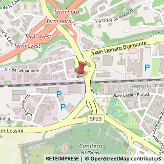 Mappa Via del Sersimone, 8/G, 05100 Terni, Terni (Umbria)
